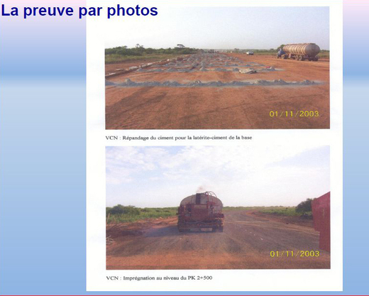 PHOTOS-Preuve par la photo: ces images qui contredisent les experts de l'IGE dans les chantiers de Thiès!