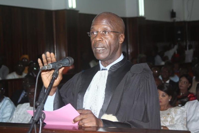 – Le Président du Conseil Constitutionnel Pape Oumar Sakho.