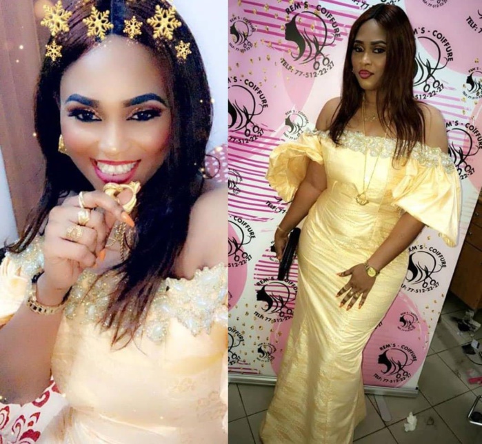 Photos : Alice ravissante au mariage de Manioukh Badiane