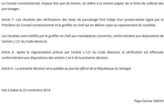 Vérification de parrainage : voici comment procède le Conseil constitutionnel Vérification de parrainage : voici comment procède le Conseil constitutionnel