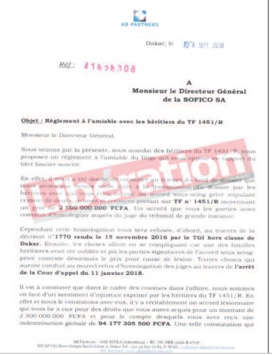 Le leader du Pasteef livre le nom de sa société après un ‘’coup de fatigue’’, Atlas d’Ousmane Sonko et les héritiers du Tf 1451/R : Au sommet d’une liaison dangereuse 