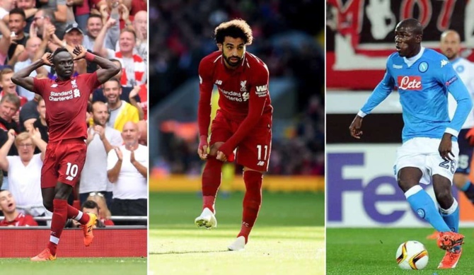 FIFA: Team of the year: Sadio Mané, Mohamed Salah et Kalidou Koulibaly nominés