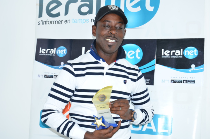 Les images de la remise du trophée de "Meilleur Présentateur de l'année 2018" à Boubacar Diallo