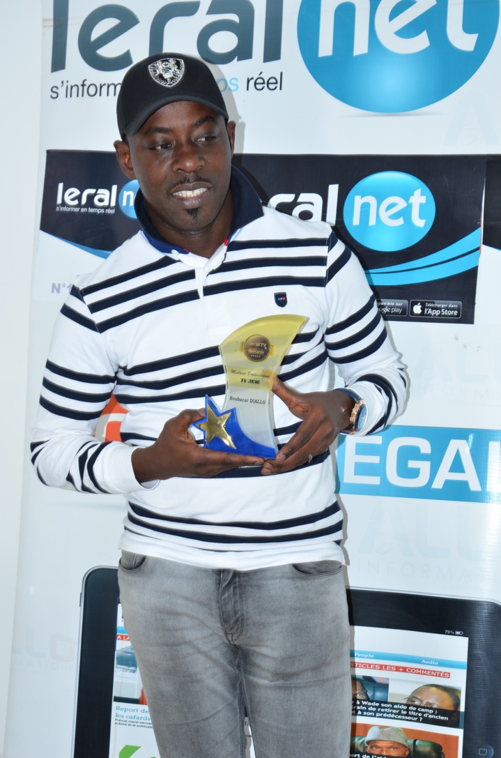 Les images de la remise du trophée de "Meilleur Présentateur de l'année 2018" à Boubacar Diallo