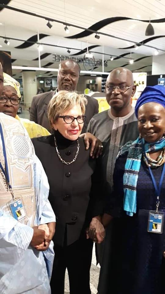Vidéo-L'arrivée de Viviane Wade à l’aéroport Blaise Diagne