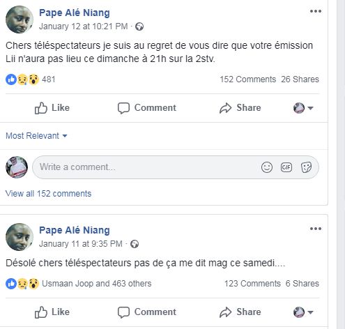 Censure à la 2STV : Pape Alé Niang mis au placard à cause de Ousmane Sonko ?