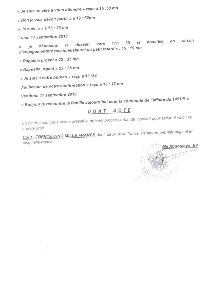 Audio : l'intégralité de l'enregistrement de la «réunion de travail» entre Ousmane Sonko et les héritiers du TF1451R