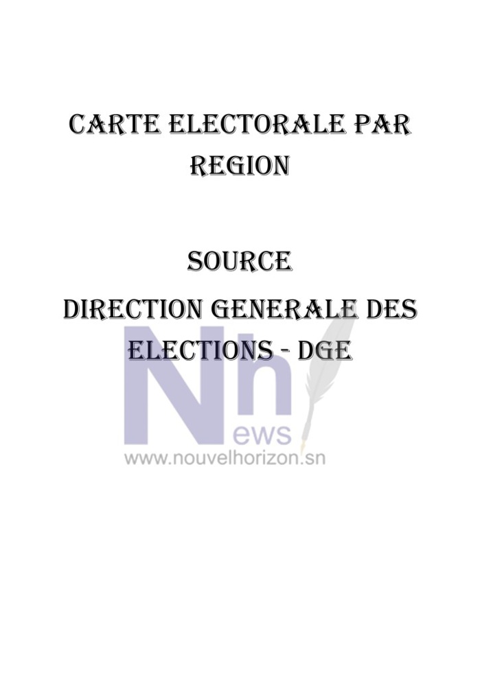 Présidentielle 2019: Découvrez la nouvelle carte électorale