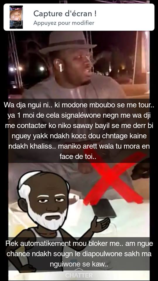 Kocc dévoile le visage de l’homme qui se faisait passer pour lui (Photos) Kocc dévoile le visage de l’homme qui se faisait passer pour lui (Photos)