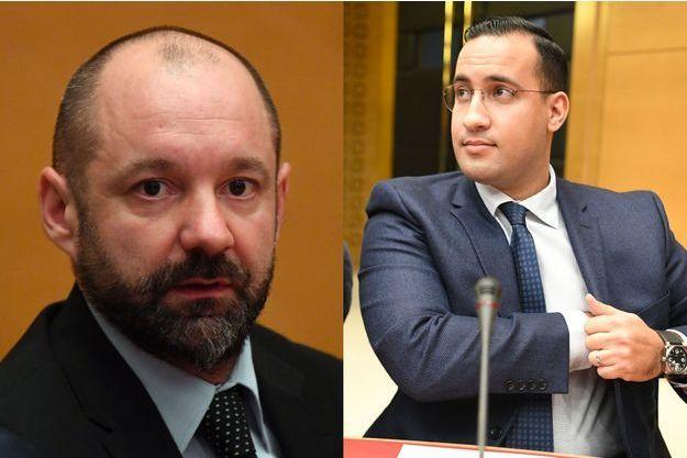 Vincent Crase et Alexandre Benalla. AFP (Montage : Paris Match)