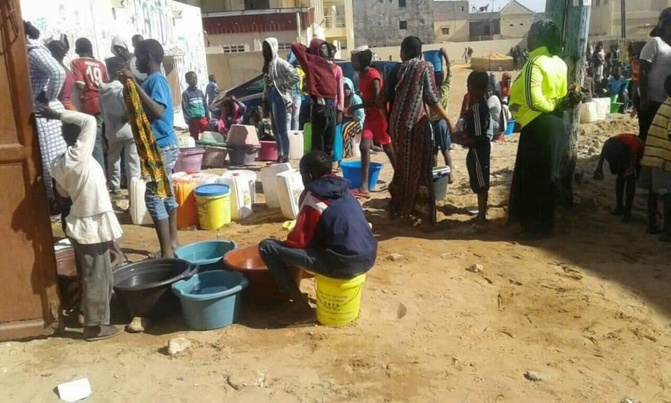 Grande pénurie d’eau dans plusieurs quartiers de Dakar