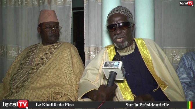 Vidéo : Élection Présidentielle : La déclaration du Khalife de Pire.