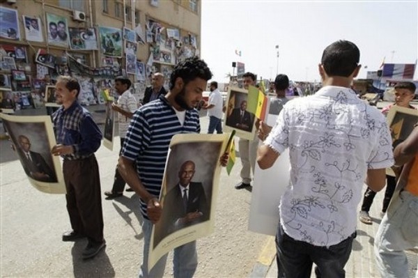 Photos : Abdoulaye Wade et ses amis rebelles de  Benghazi.