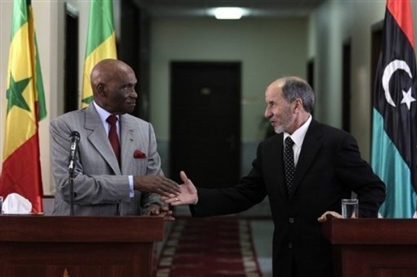 Photos : Abdoulaye Wade et ses amis rebelles de  Benghazi.