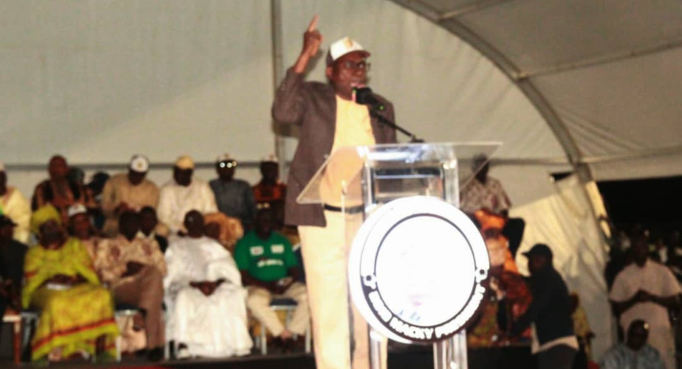 Campagne Électorale: Sidiki Kaba harangue l'immense foule de Tambacounda (Images)