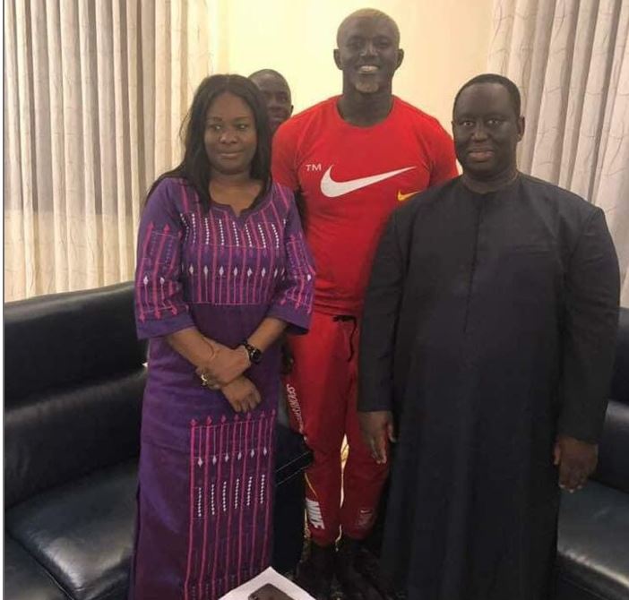 Balla Gaye 2 dans le cortège de Macky Sall en Casamance