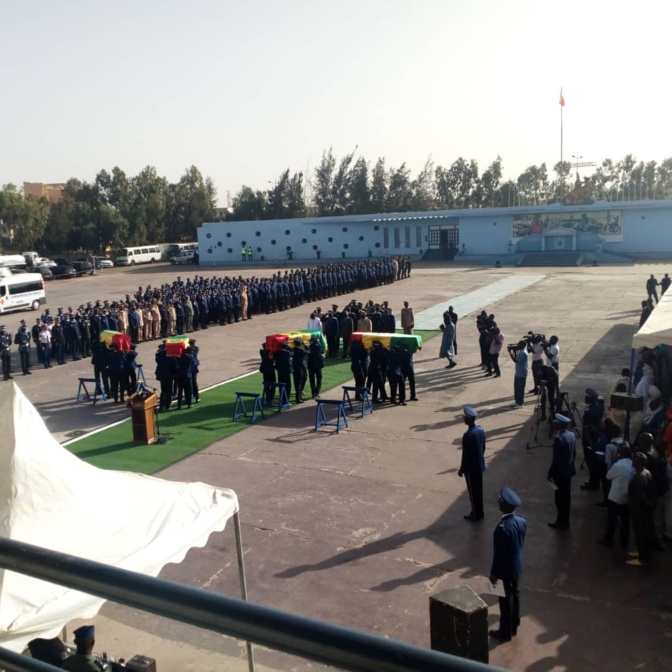 Dernier hommage de la Nation aux quatre gendarmes morts dans un accident