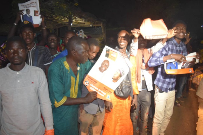 PHOTOS - Le passage de la caravane "Orange" d'Idrissa Seck à Kidira 