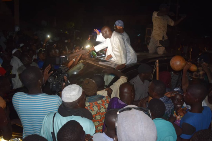 PHOTOS - Le passage de la caravane "Orange" d'Idrissa Seck à Kidira 
