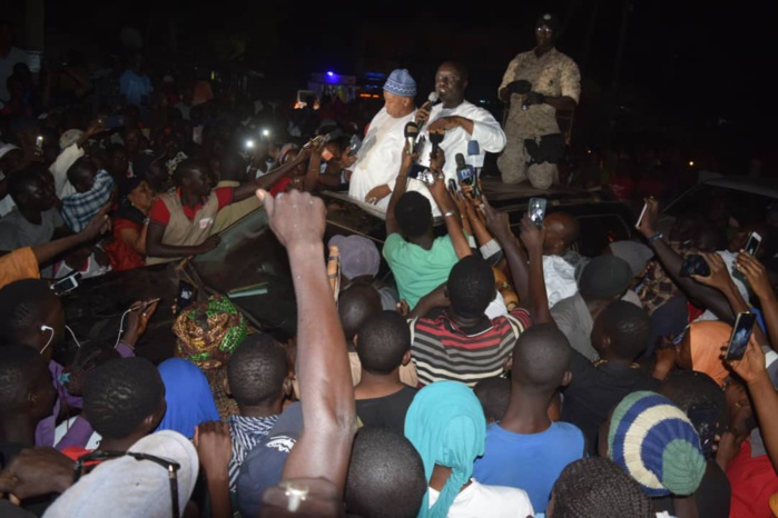 PHOTOS - Le passage de la caravane "Orange" d'Idrissa Seck à Kidira 