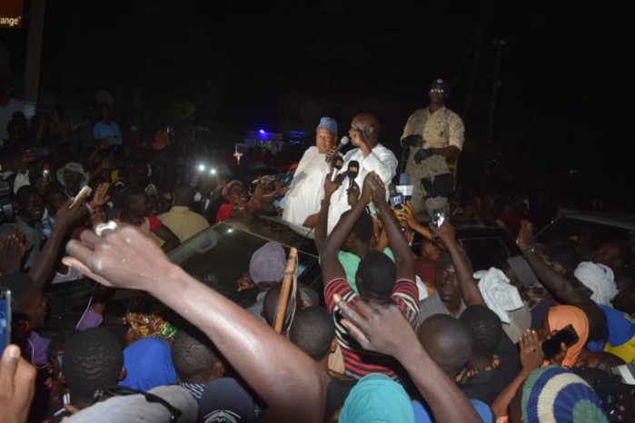 PHOTOS - Le passage de la caravane "Orange" d'Idrissa Seck à Kidira 
