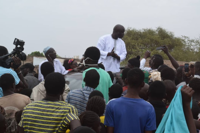 PHOTOS - Le passage de la caravane "Orange" d'Idrissa Seck à Kidira 