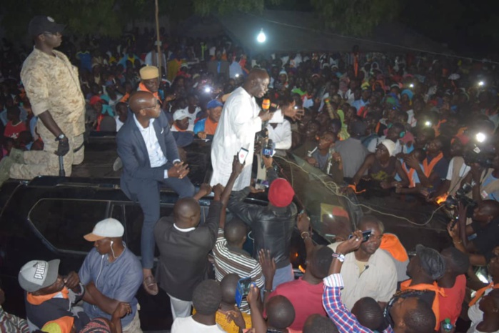 PHOTOS - Le passage de la caravane "Orange" d'Idrissa Seck à Kidira 
