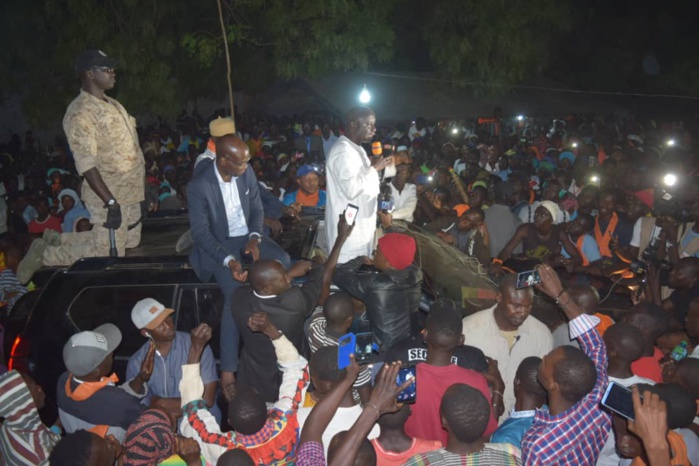 PHOTOS - Le passage de la caravane "Orange" d'Idrissa Seck à Kidira 