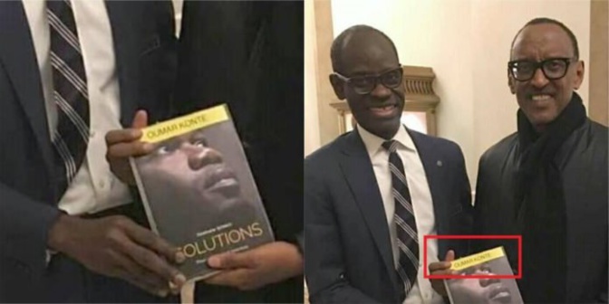 PHOTO - Cette image de Paul Kagame tenant le livre de Sonko agite la toile !
