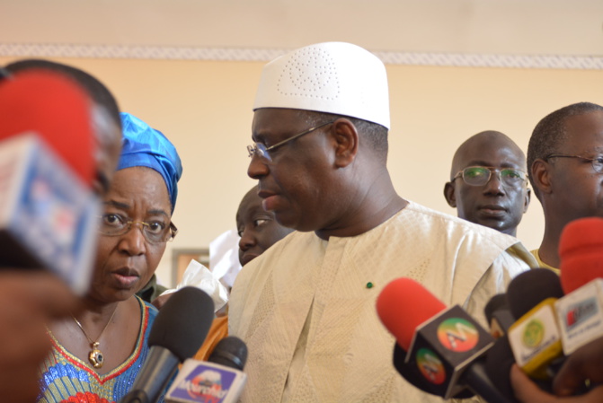 Macky Sall après son vote: "je salue la maturité des Sénégalais"