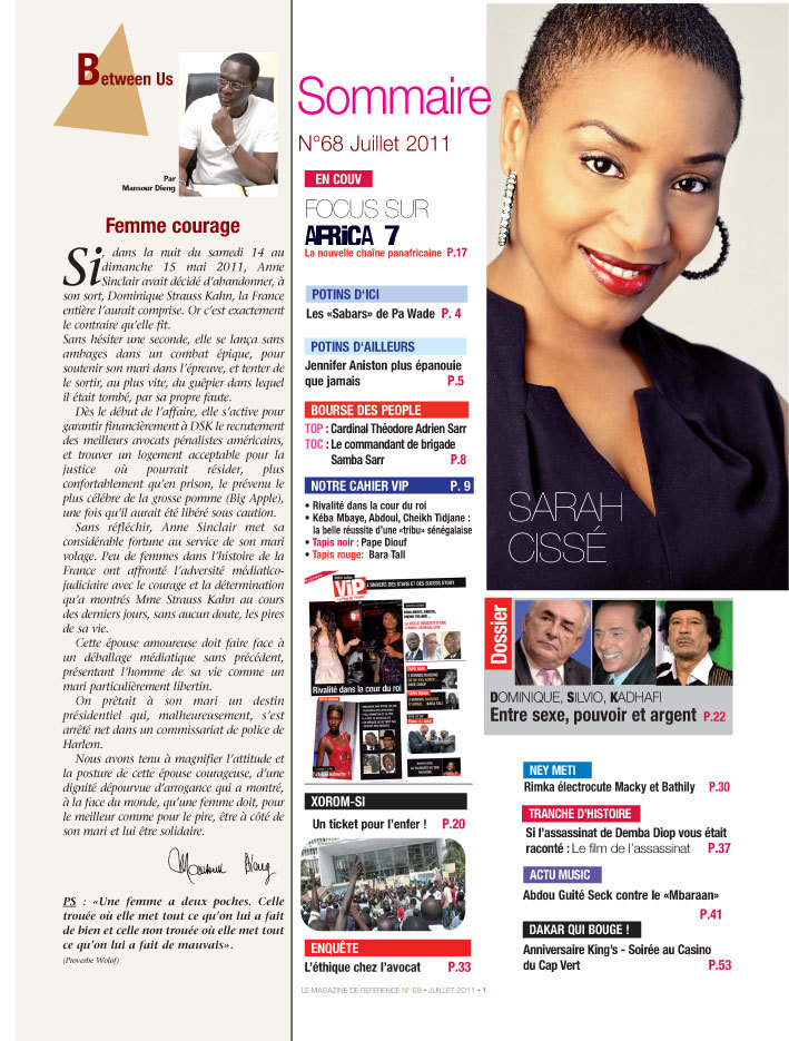 SOMMAIRE ICONE ET VIP N°68
