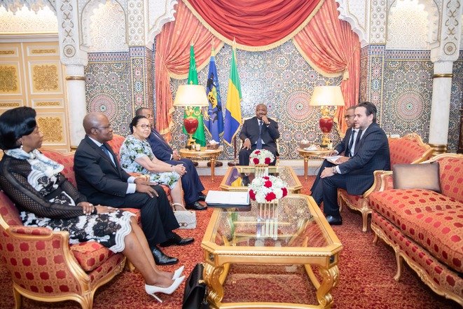 La photo de famille, S.E. Ali Bongo Ondimba et les responsables des institutions