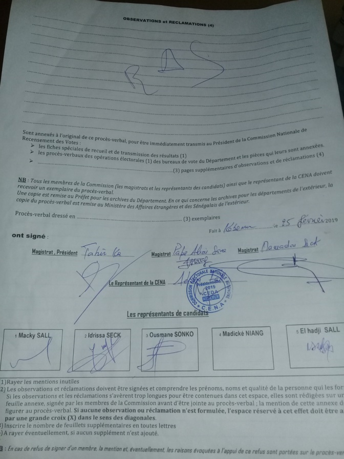 Photos - Résultats officiels: Macky Sall gagne le département de Kébémer avec 52,39%