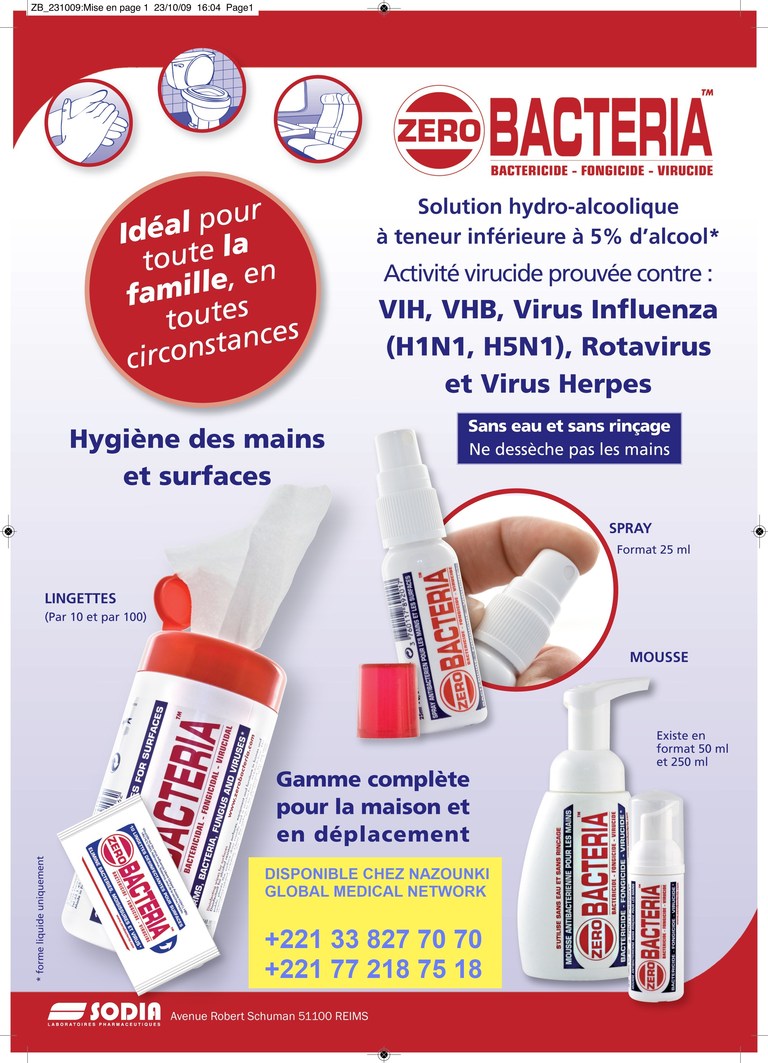 DISPONIBLE CHEZ NAZOUNKI GLOBAL MEDICAL NETWORK