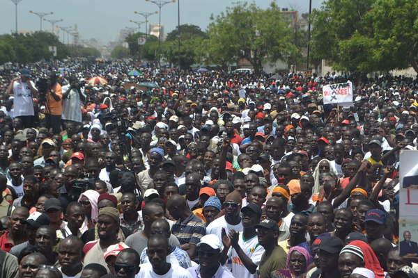 Forte mobilisation contre une candidature de Wade