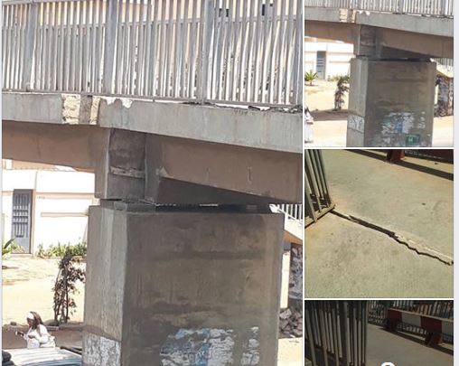 ATTENTION DANGER : Un pont à Yoff sur le point de s'affaisser, ALERTE (Photos)
