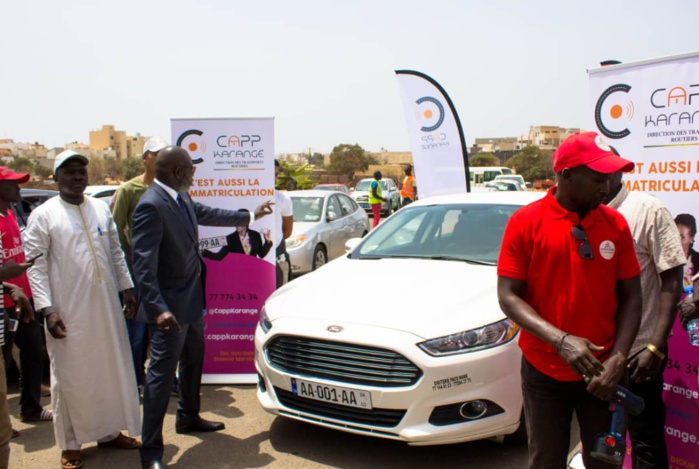 Cérémonie de remises des 1ères cartes grises et leurs jeux de plaques CAPP KARANGË