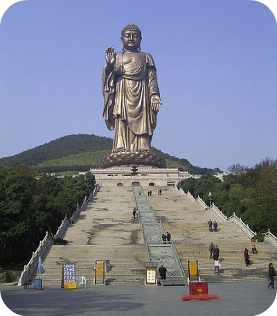 Grand Bouddha de Ling Shan (Wuxi, Chine) 88 m