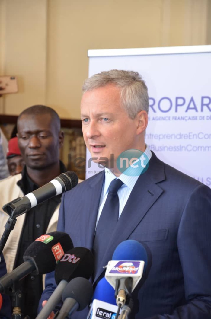 PHOTOS - Lancement du programme "Choose Africa", par Bruno Le Maire et Amadou Bâ, ministre de l'Economie et des Finances de la France et du Sénégal