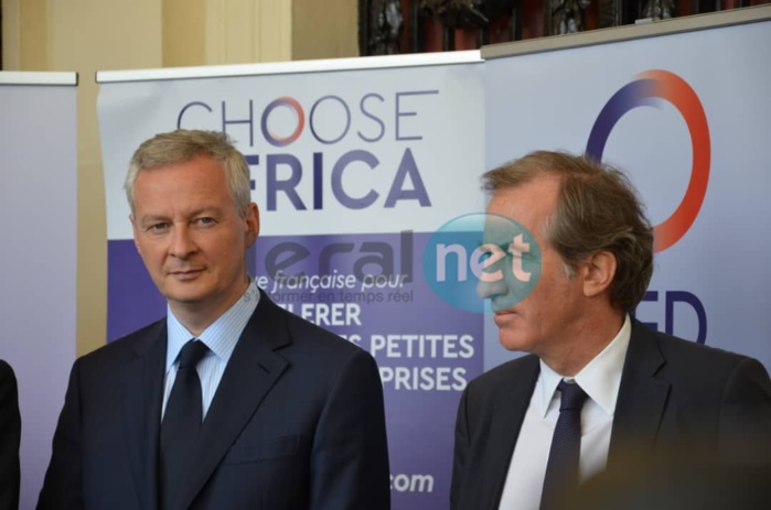 PHOTOS - Lancement du programme "Choose Africa", par Bruno Le Maire et Amadou Bâ, ministre de l'Economie et des Finances de la France et du Sénégal
