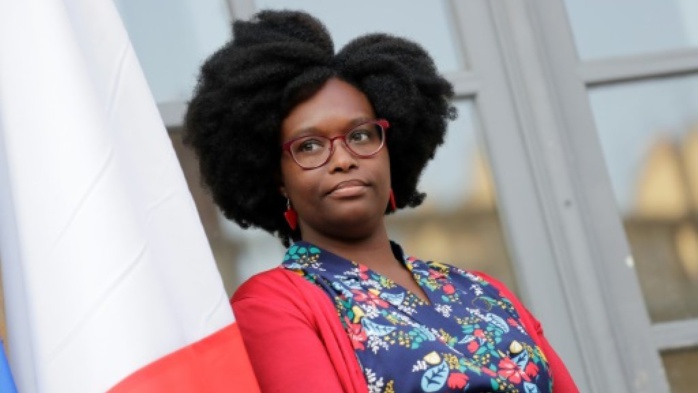 Sibeth Ndiaye lors de la cérémonie de passation de pouvoirs, le 1er avril 2019 à l'Elysée Sibeth Ndiaye lors de la cérémonie de passation de pouvoirs, le 1er avril 2019 à l'Elysée AFP