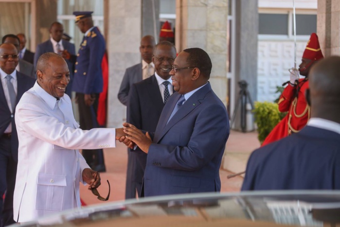 Photos : Alpha Condé à Dakar pour la prestation de serment de Macky Sall