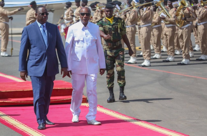 Photos : Alpha Condé à Dakar pour la prestation de serment de Macky Sall