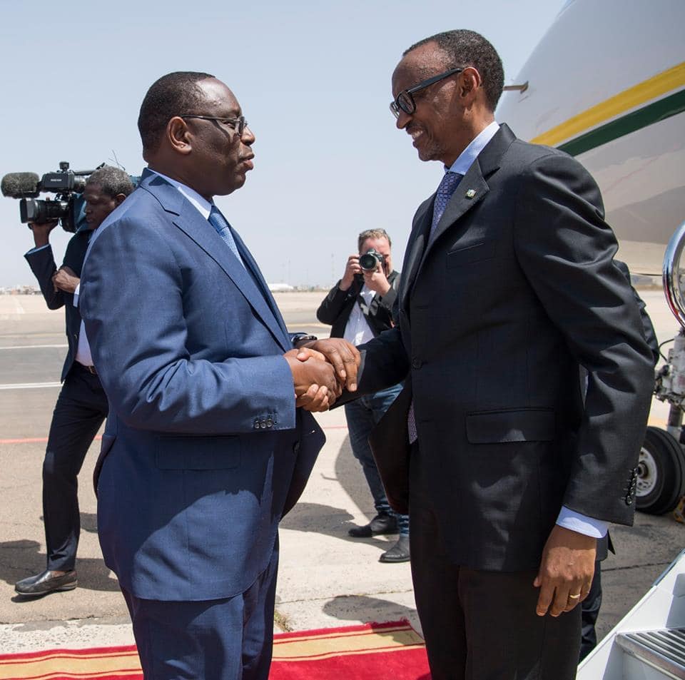 Photos : Le Président de Paul Kagame à Dakar pour la prestation de serment de Macky Sall