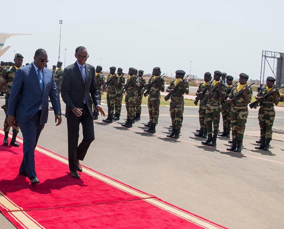 Photos : Le Président de Paul Kagame à Dakar pour la prestation de serment de Macky Sall