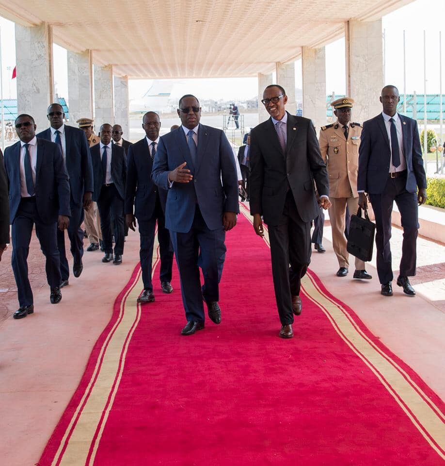 Photos : Le Président de Paul Kagame à Dakar pour la prestation de serment de Macky Sall