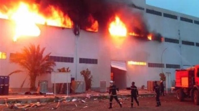 Incendie de la Zone Franche industrielle: 4 milliards de FCfa partis en fumée