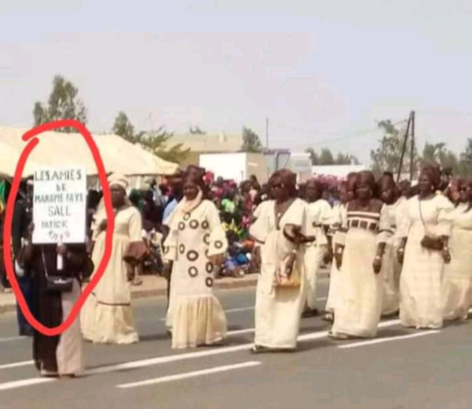 "Les amis de Marième Faye Sall"  au défilé du 4 avril 2019…indignent la toile