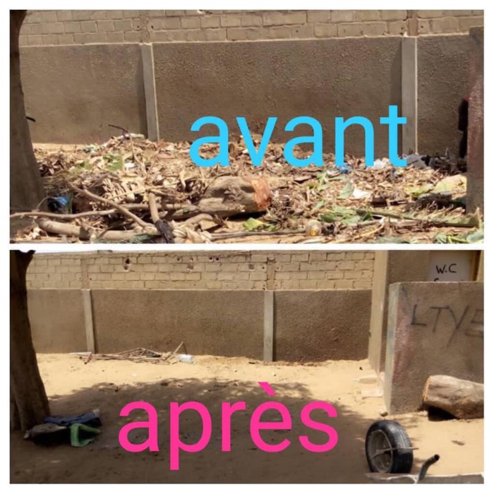 TrashChallenge : Village de guerre nettoie de fond en comble le lycée de Thiaroye