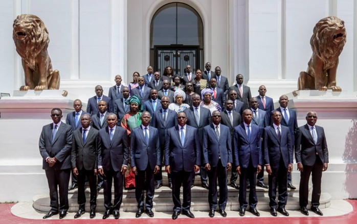 La photo officielle du Gouvernement Macky II